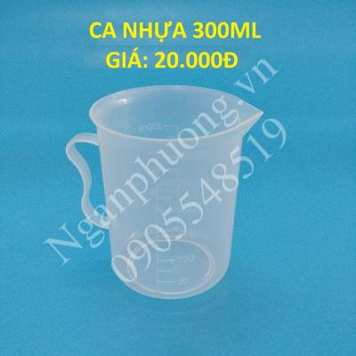 CA ĐONG NHỰA 300ML CÓ VẠCH CHIA